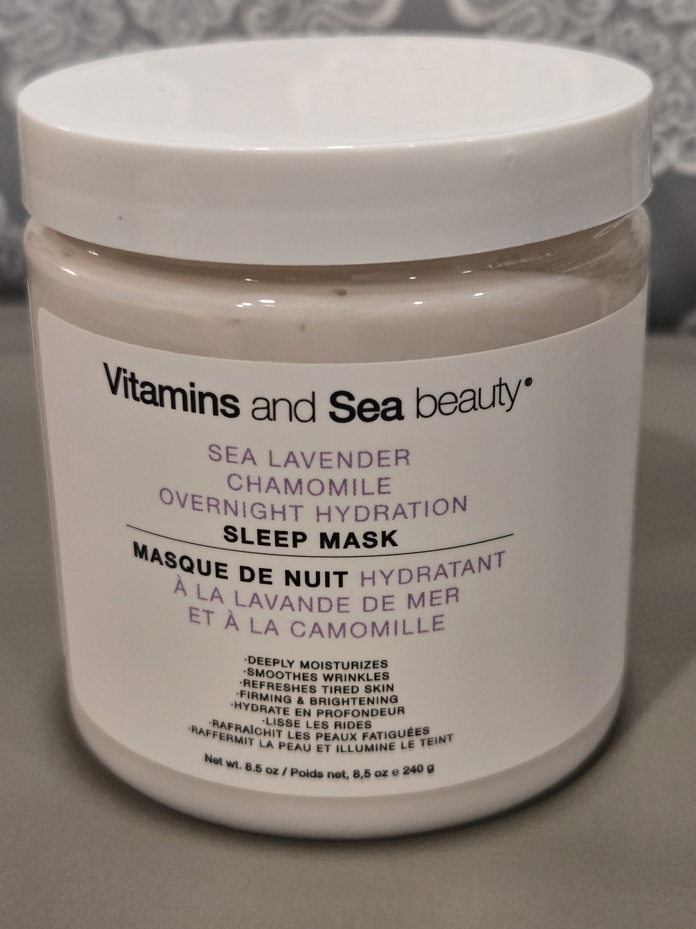 Vitamins and Sea Beauty Sea Lavender Chamomile Overnight Hydration Sleep Mask
